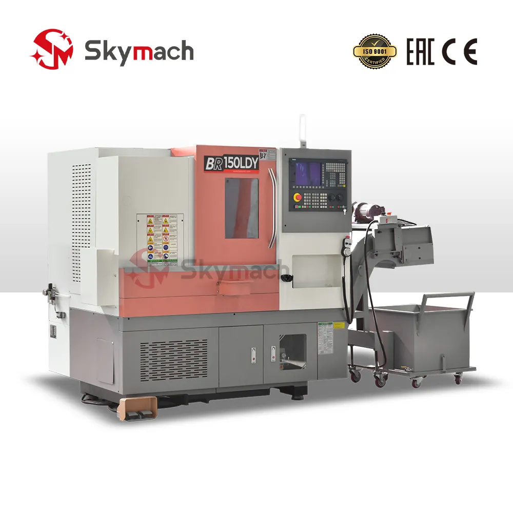 BR-150DY Compact Slant Bed CNC Turn-Mill Center view 2