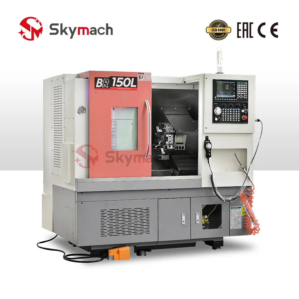 BR-150L Compact Precision Slant Bed CNC Lathe view 3