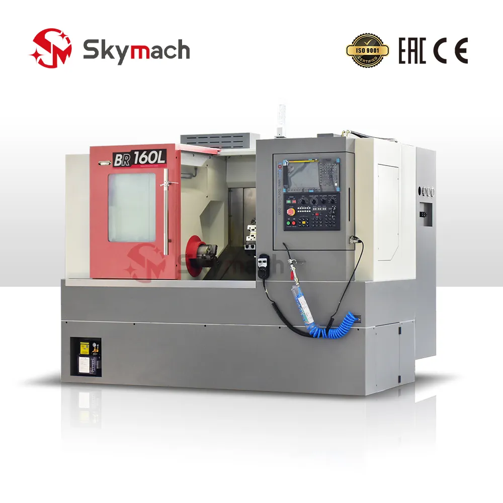 BR-160L High-Precision Linear Guide Slant Bed CNC Lathe view 3
