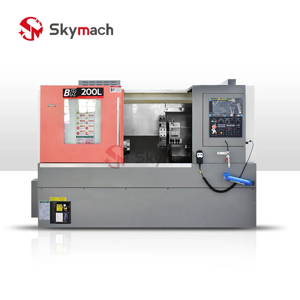 BR-200L High-Precision Linear Way Slant Bed CNC Lathe