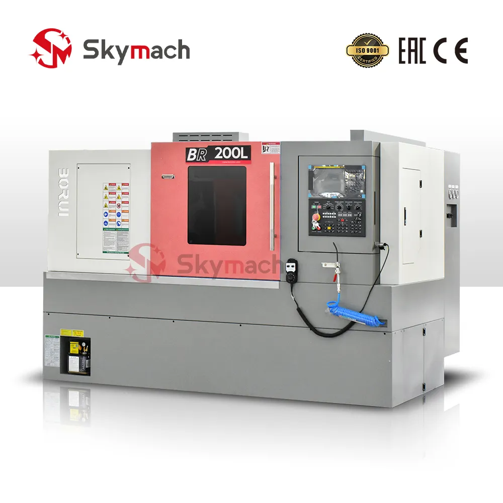 BR-200L High-Precision Linear Way Slant Bed CNC Lathe view 3