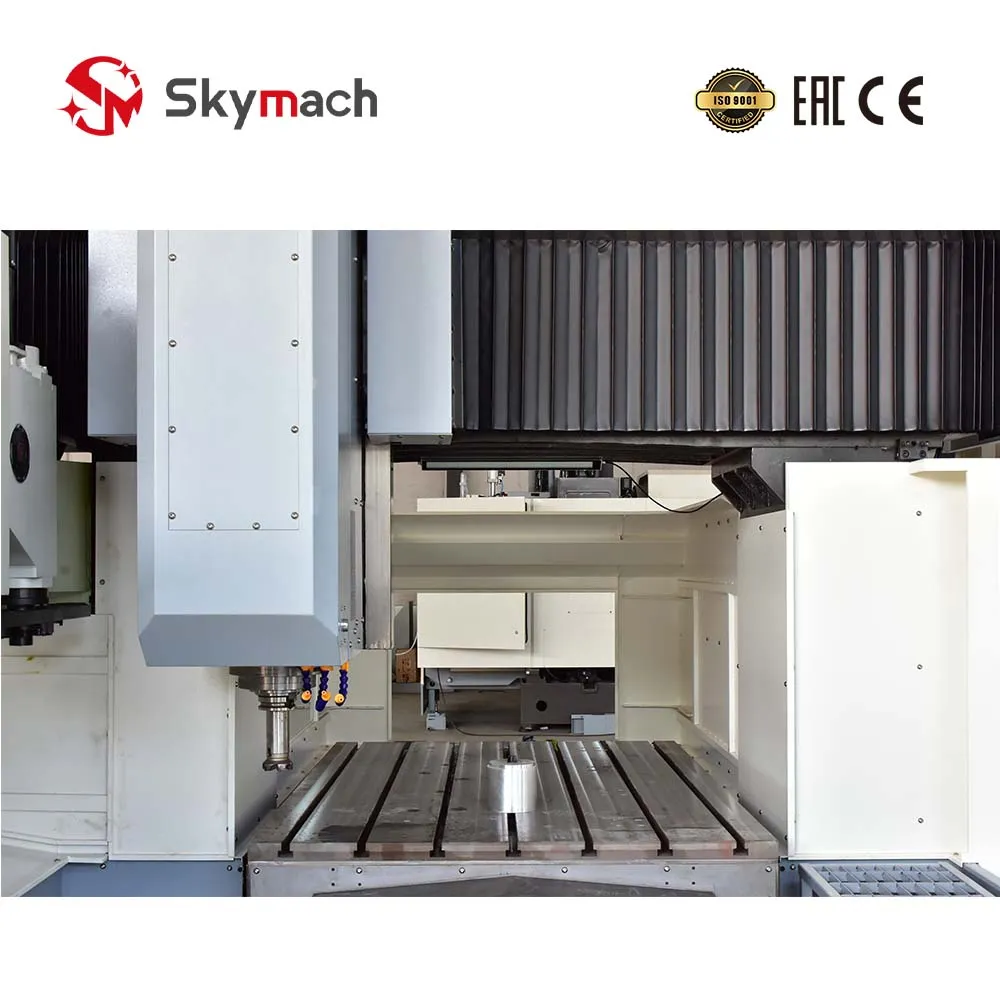 Heavy-Duty Machining Zone: Rigid Ram, High-Torque Spindle & 2000x1200mm Table