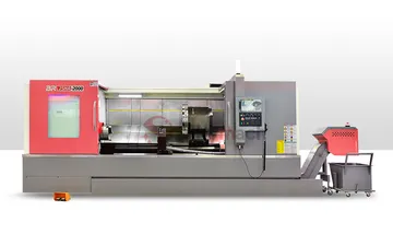 BR-25H-2000 High-Precision Heavy-Duty Hard Rail Slant Bed CNC Lathe