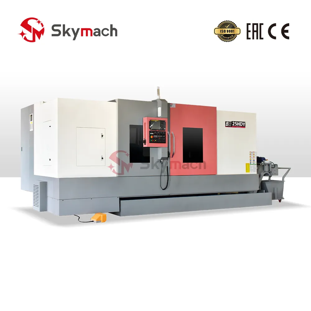 BR-25H-2000 High-Precision Heavy-Duty Hard Rail Slant Bed CNC Lathe view 2