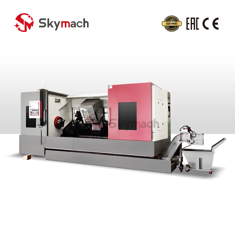 BR-25H-2000 High-Precision Heavy-Duty Hard Rail Slant Bed CNC Lathe view 3