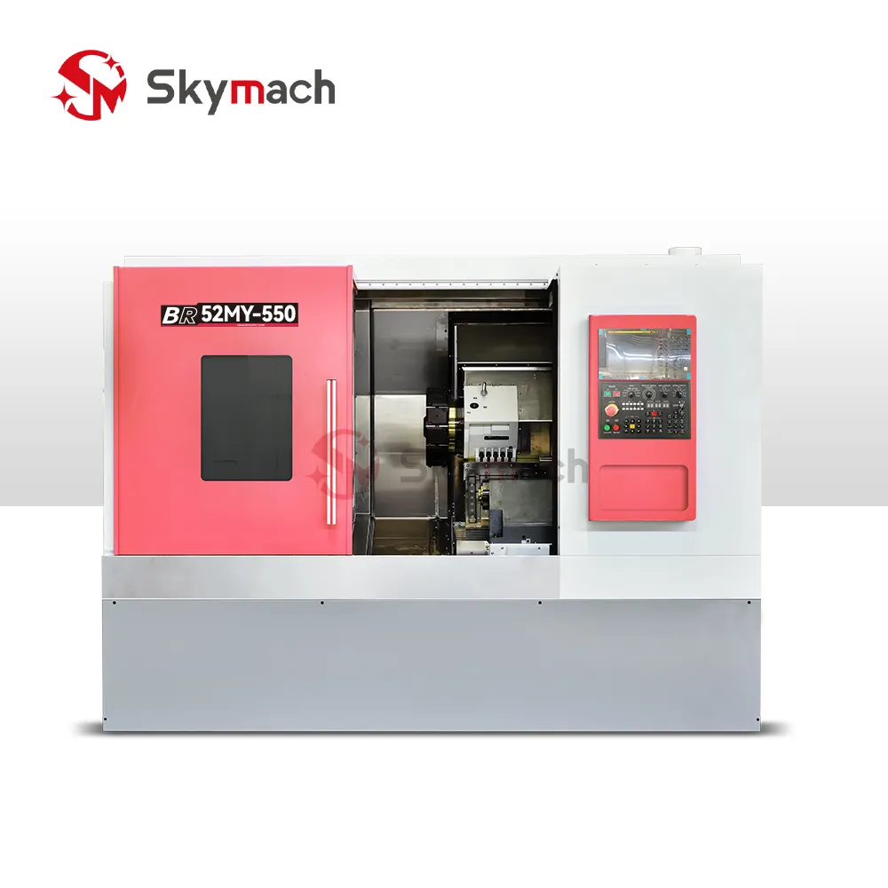 BR52MY-550 Compensation Y-Axis Slant Bed CNC Turn-Mill Compound Lathe