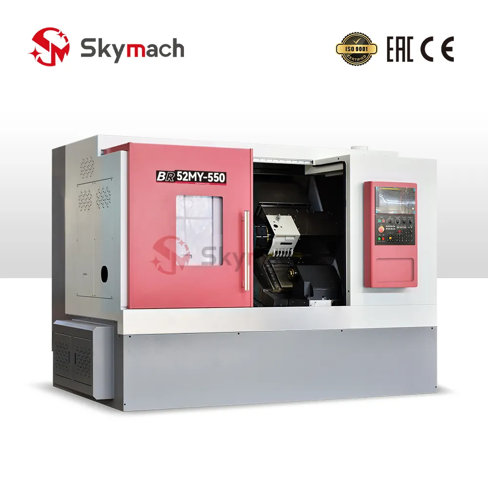 BR52MY-550 Compensation Y-Axis Slant Bed CNC Turn-Mill Compound Lathe view 2