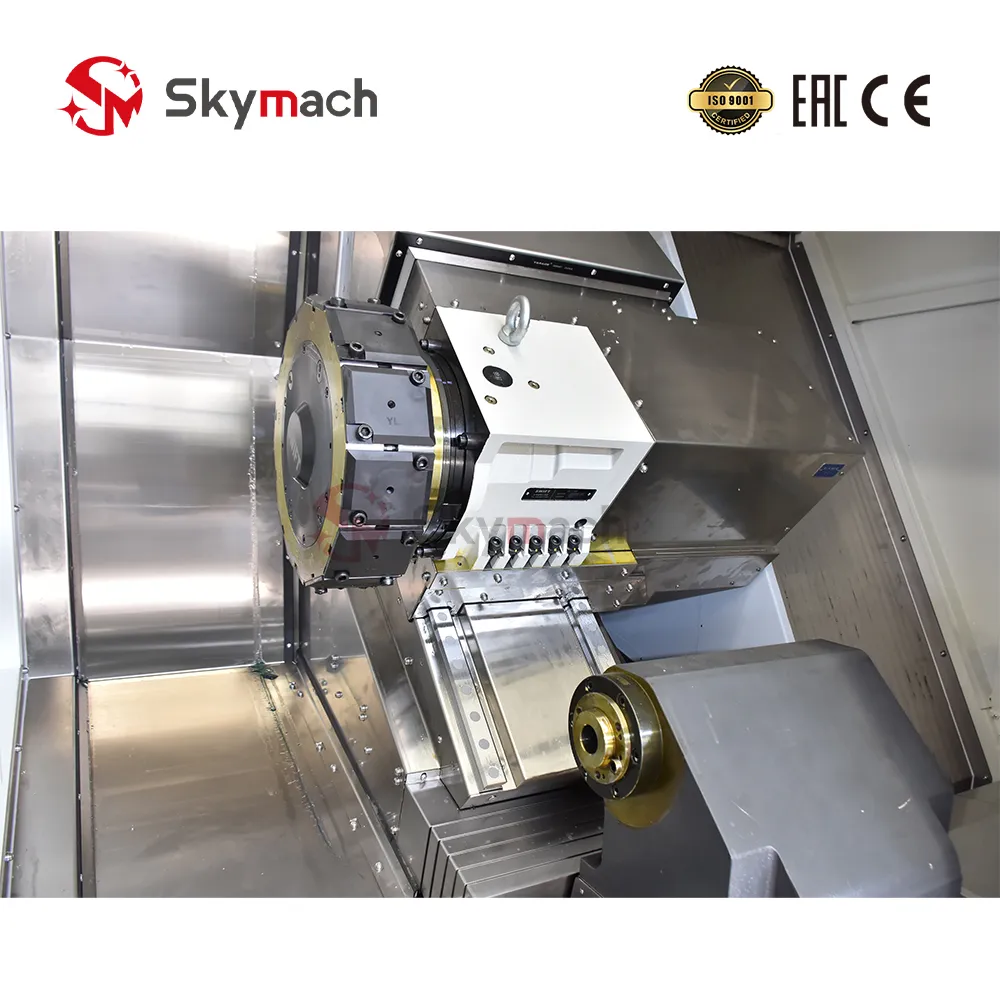 SWIFT 12T Y-Axis Live Tooling Power Turret & Servo Tailstock