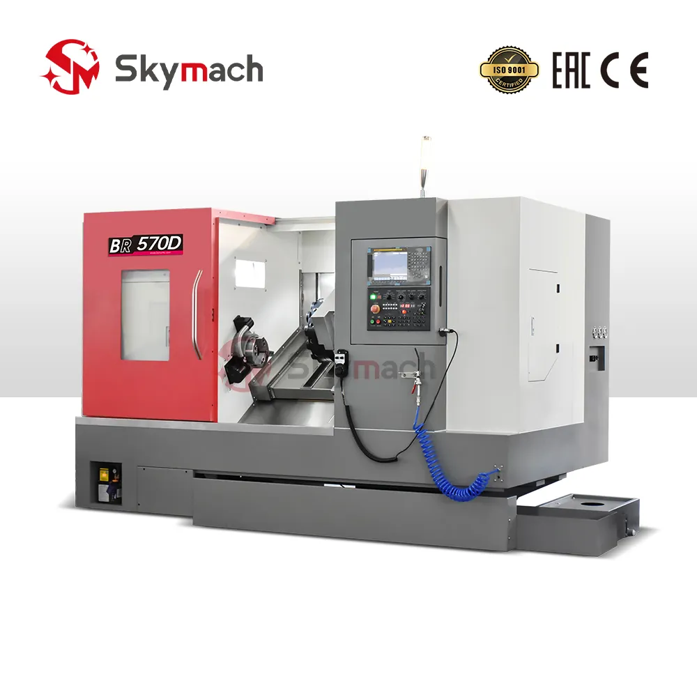 BR570D Precision Slant Bed CNC Turning Center with BMT55 Power Turret view 3