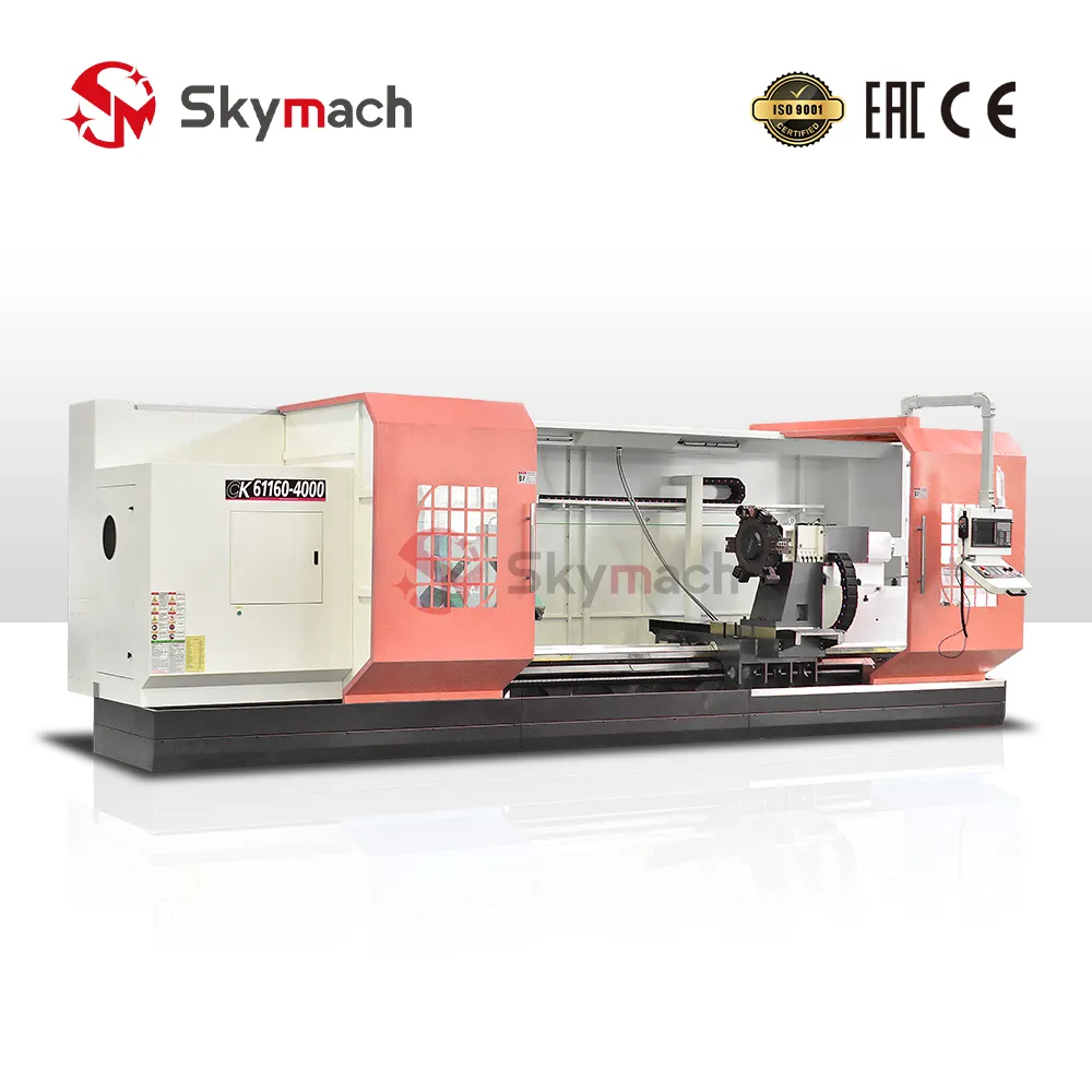 CK61160 Heavy-Duty Flat Bed CNC Horizontal Lathe (1100mm Guideway) view 3