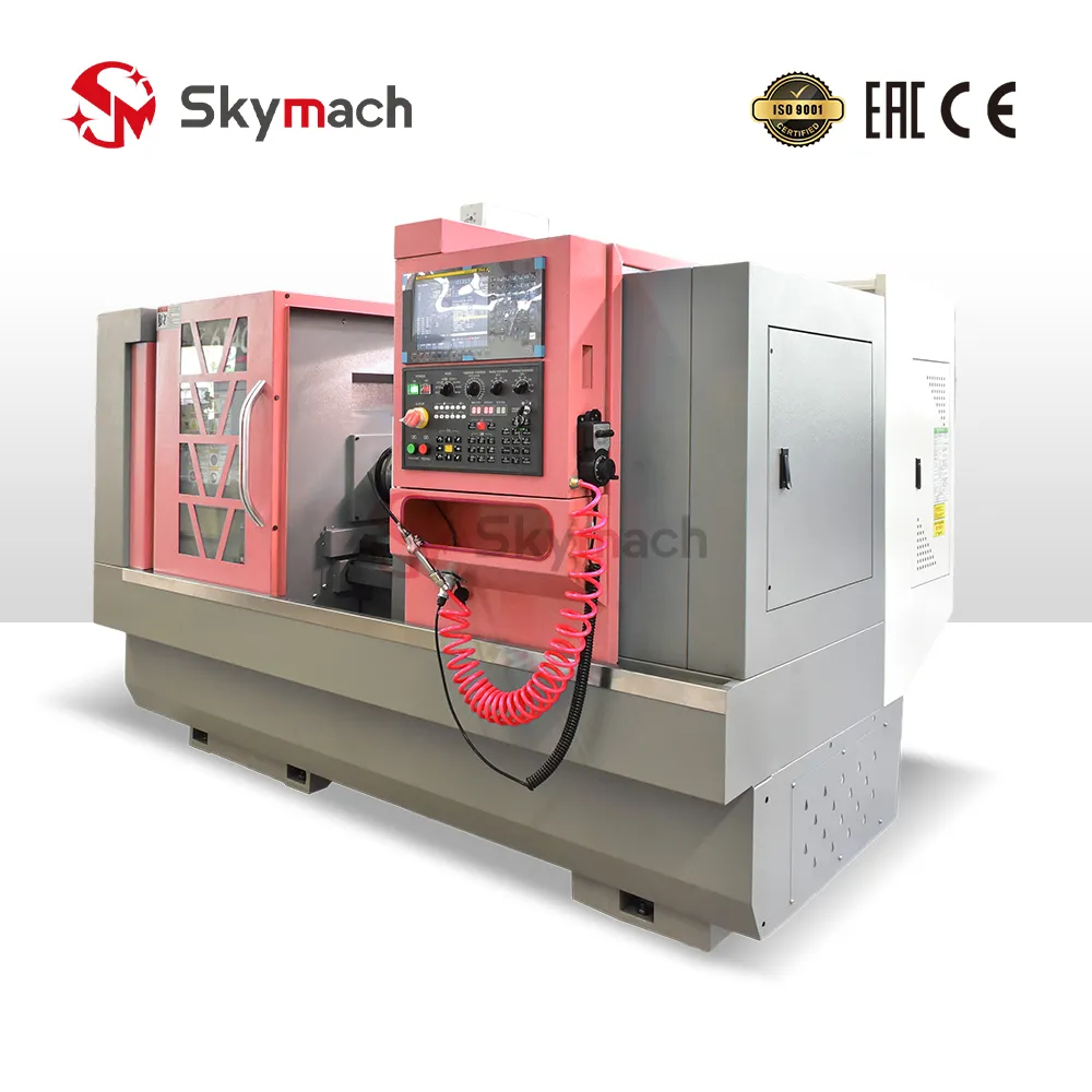 CK6140 Flat Bed CNC Lathe Machine view 3