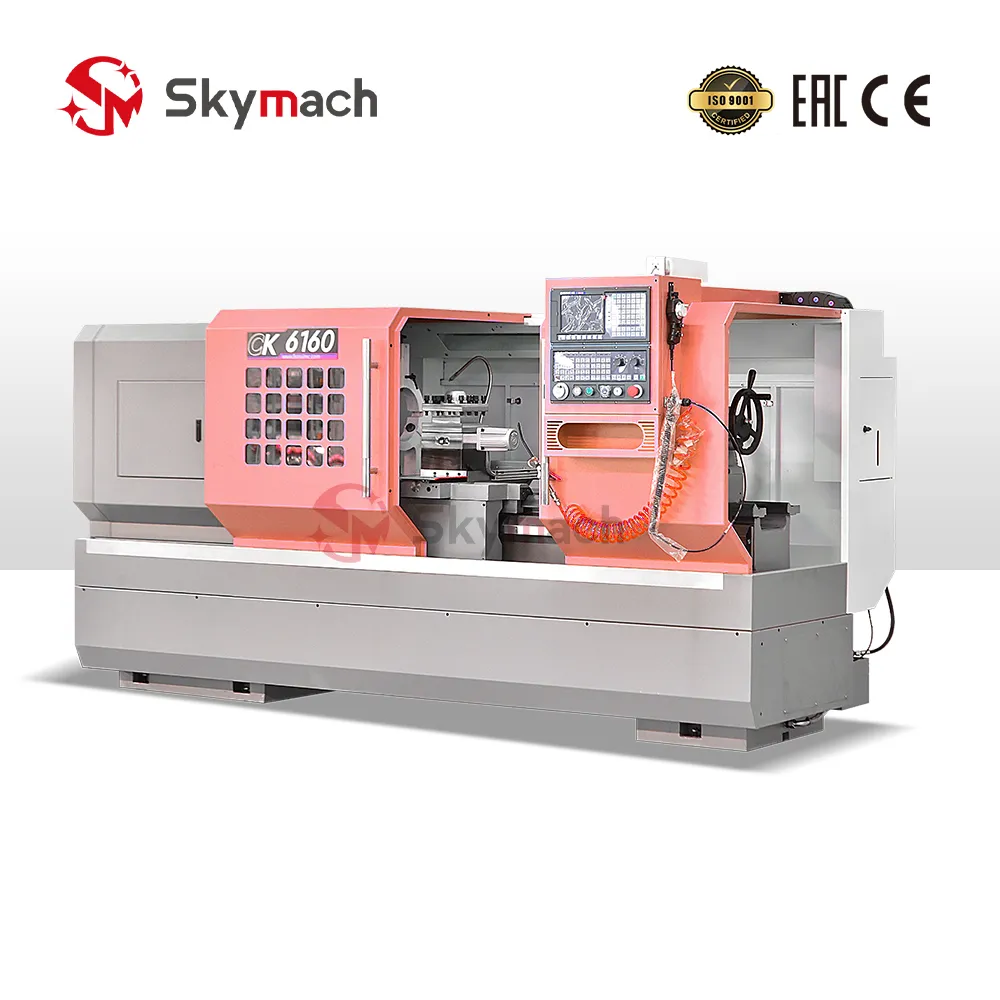 Torno CNC de barramento plano para serviço pesado CK6160, vista 3