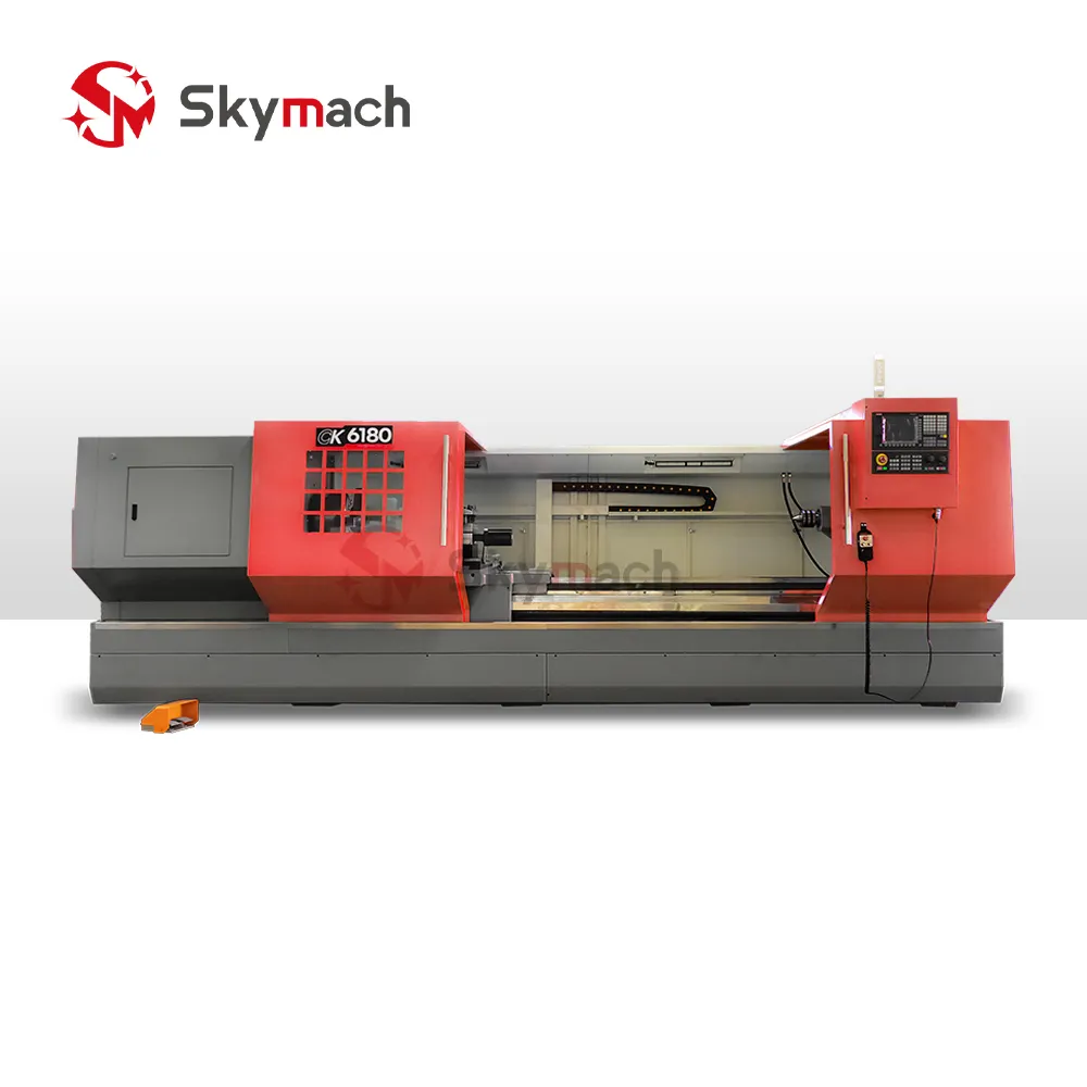CK6180 Heavy-Duty Flat Bed CNC Lathe Machine