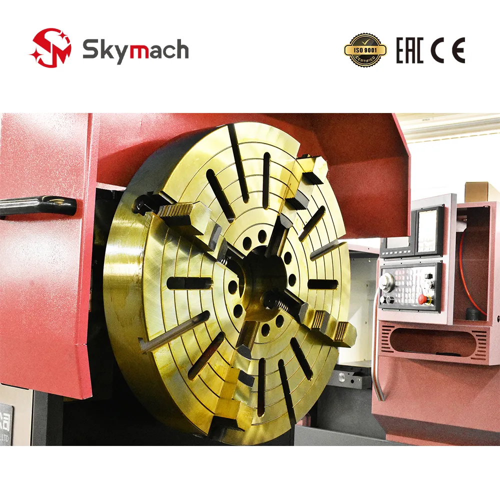 Massive Φ1250 mm 4-Jaw Independent Chuck & Safety Enclosure