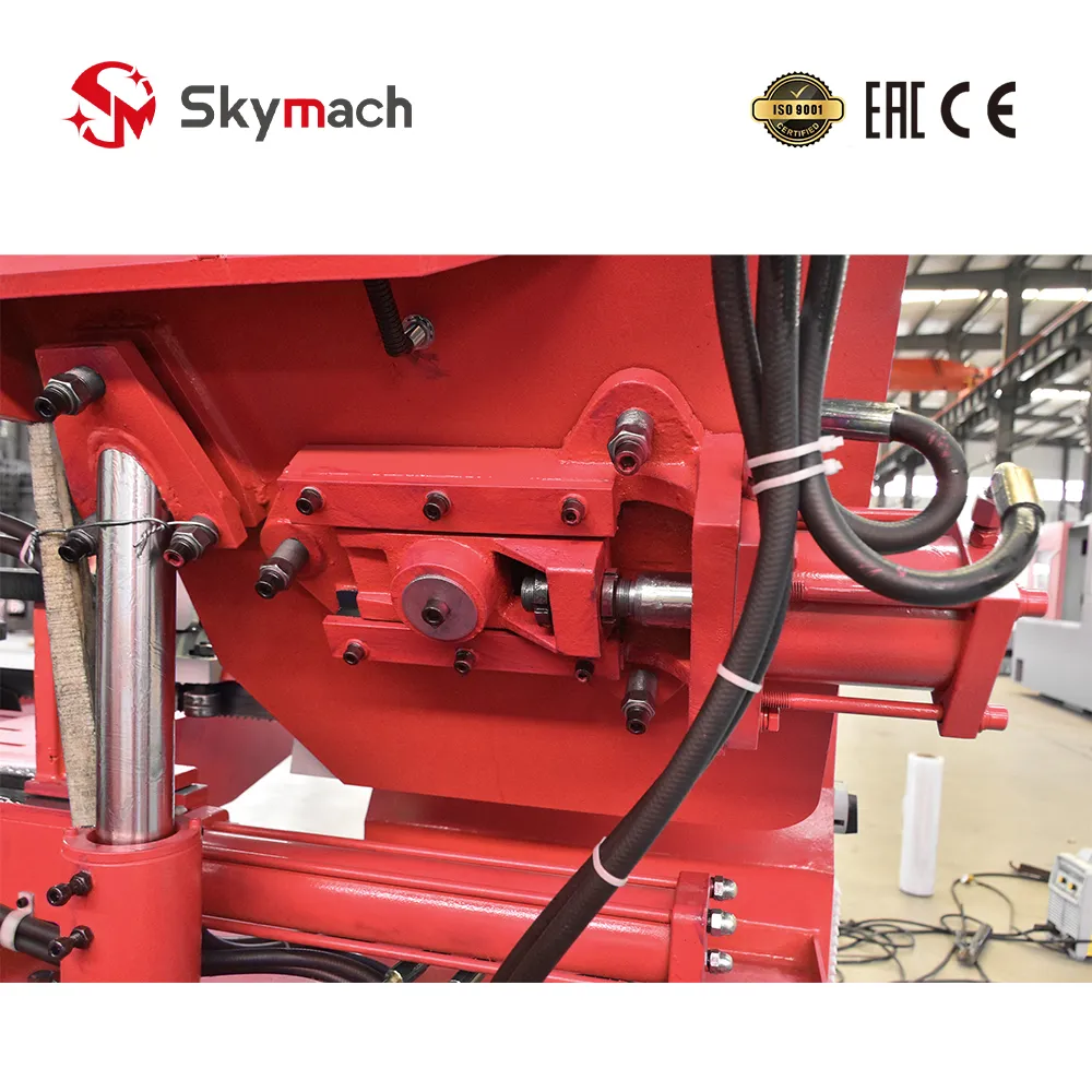 Hydraulic Automatic Blade Tensioning Mechanism & Precision Guide Column