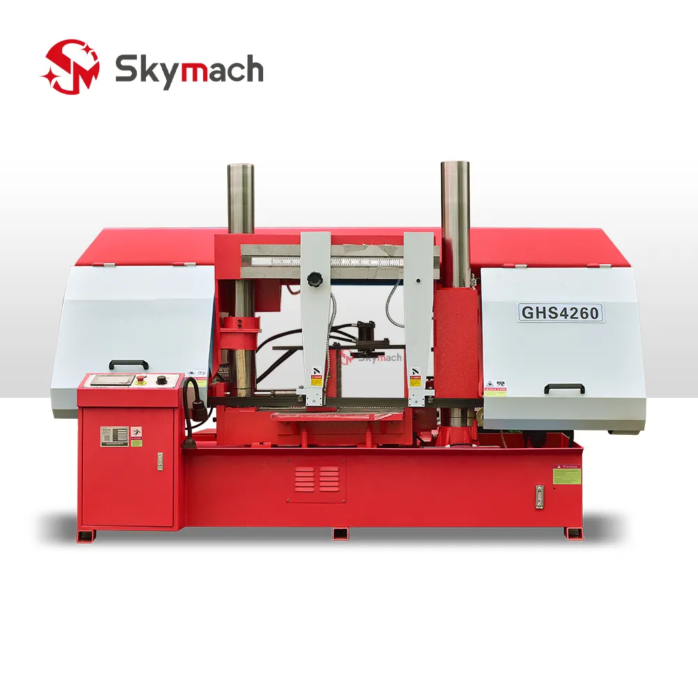 Sierra de cinta para metal CNC totalmente automática GHS4260, vista 1