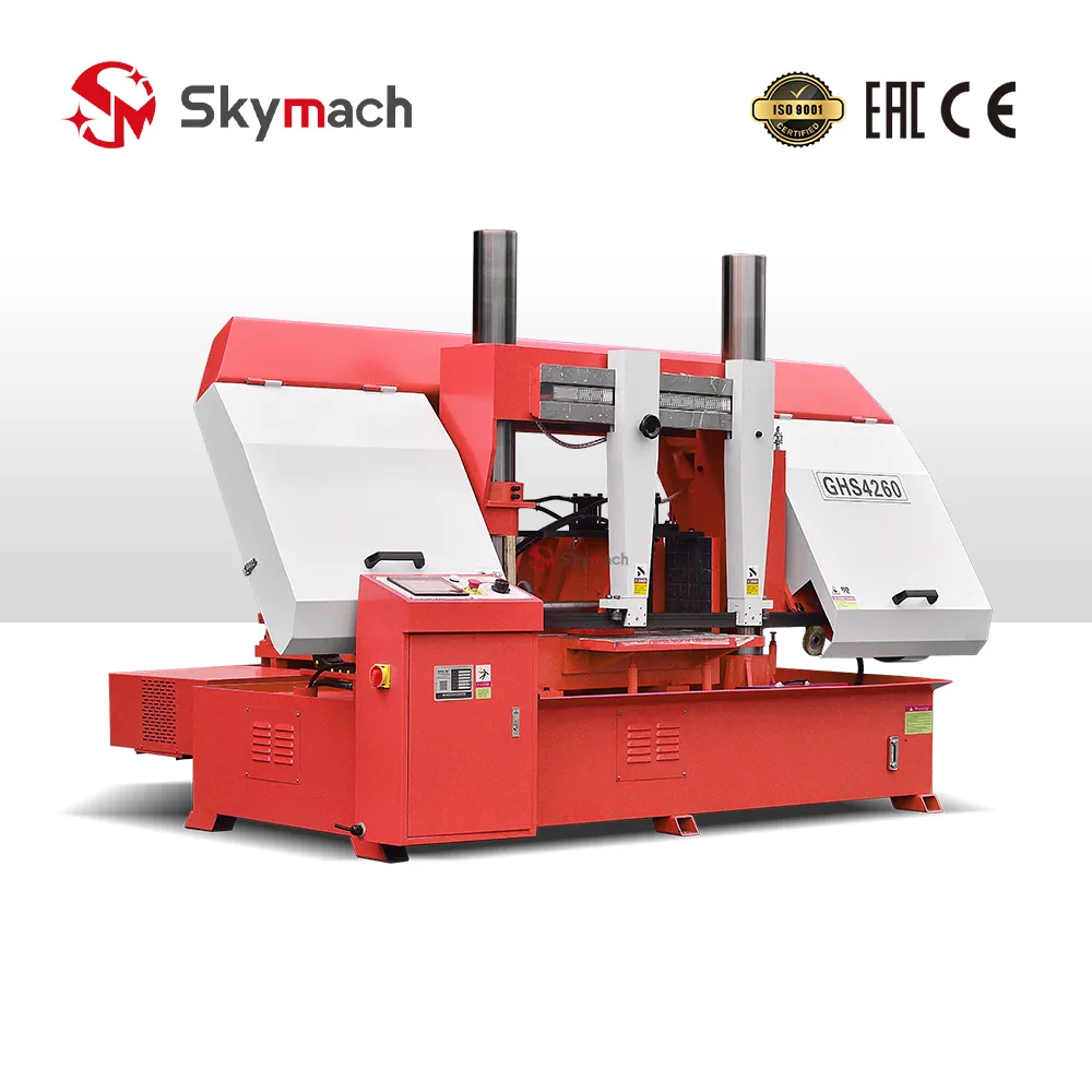 Sierra de cinta para metal CNC totalmente automática GHS4260, vista 2