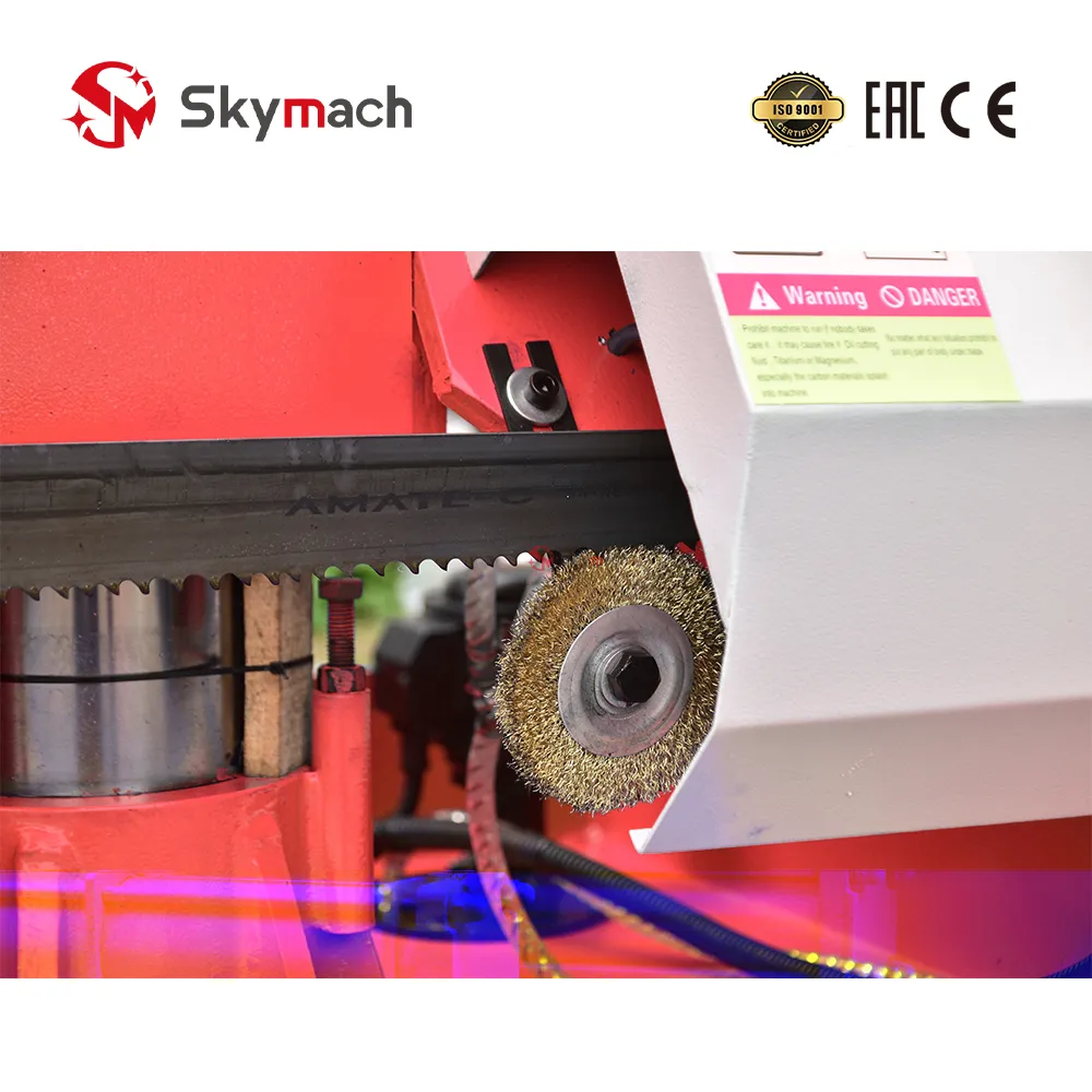 Sierra de cinta para metal CNC totalmente automática GHS4260, vista 3