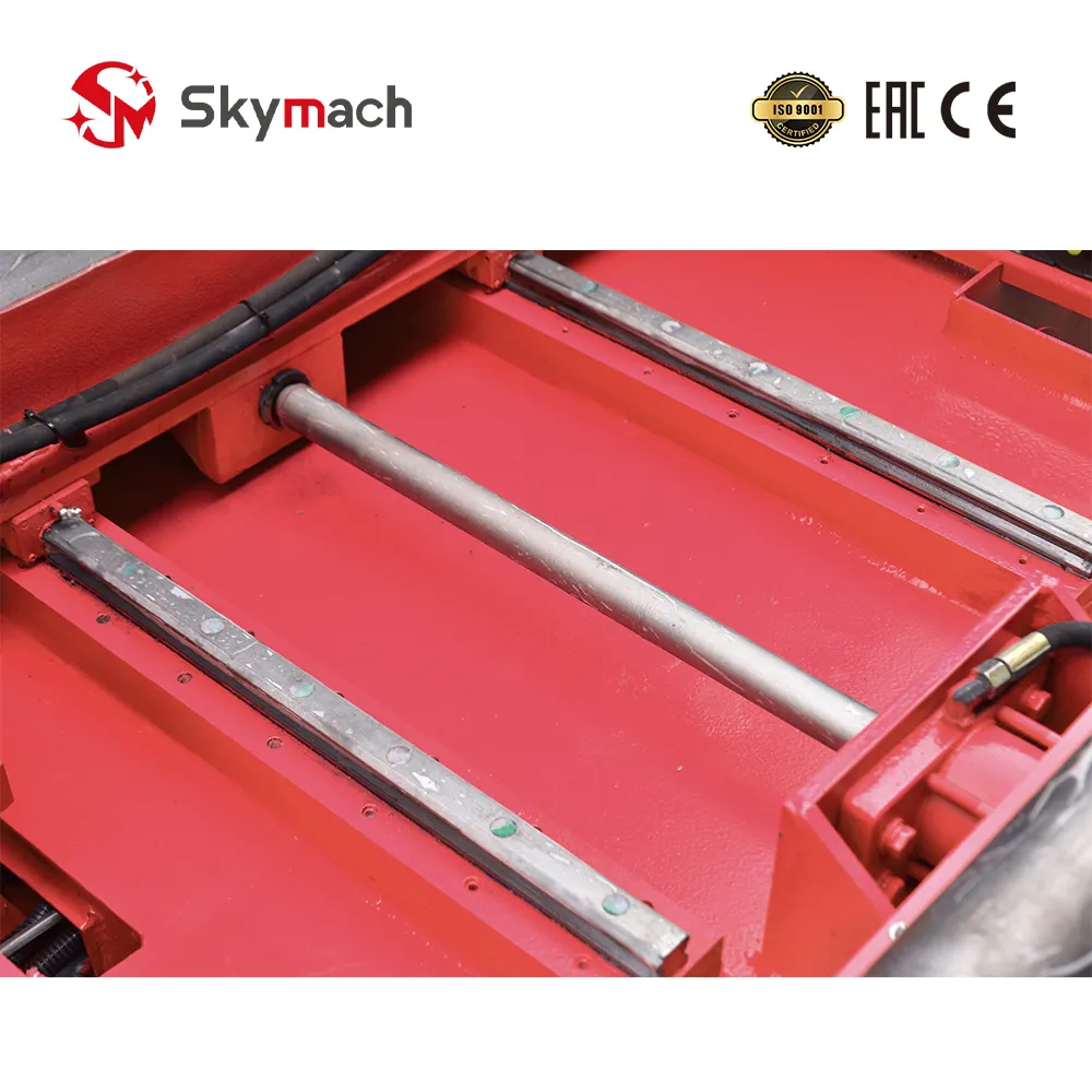 Mesa de carro alimentador automático CNC con guías lineales dobles de precisión