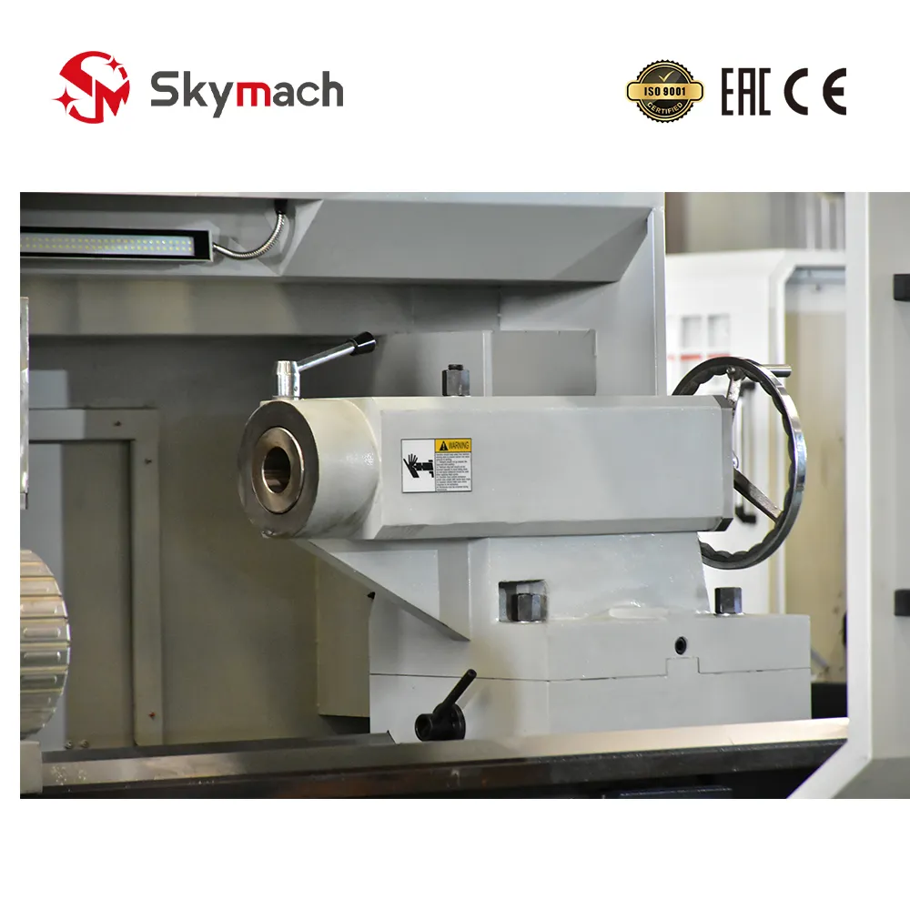 Rigid Heavy-Duty Tailstock Assembly with Dual Locking Levers