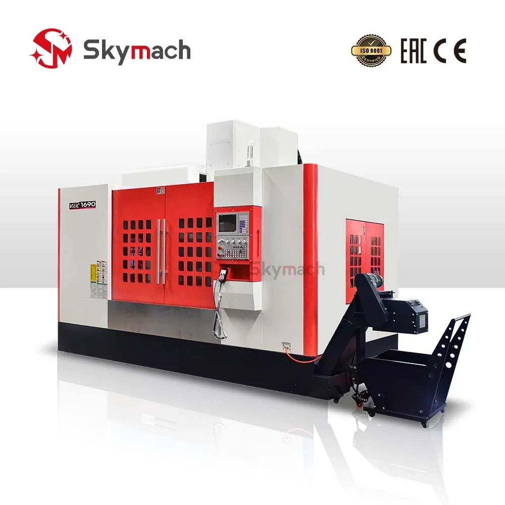 Centro de usinagem vertical CNC VMC1690, vista 3