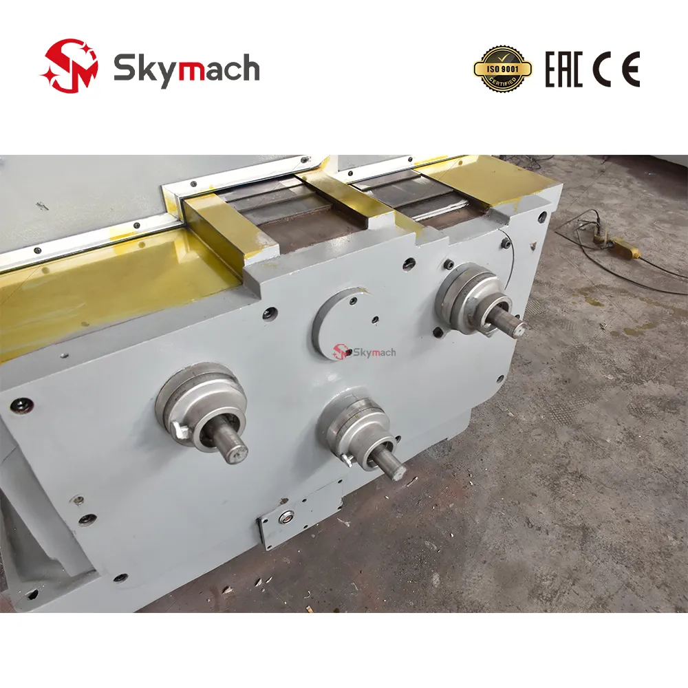 Heavy Hardened Box Ways & Dual Feed Drive Transmission