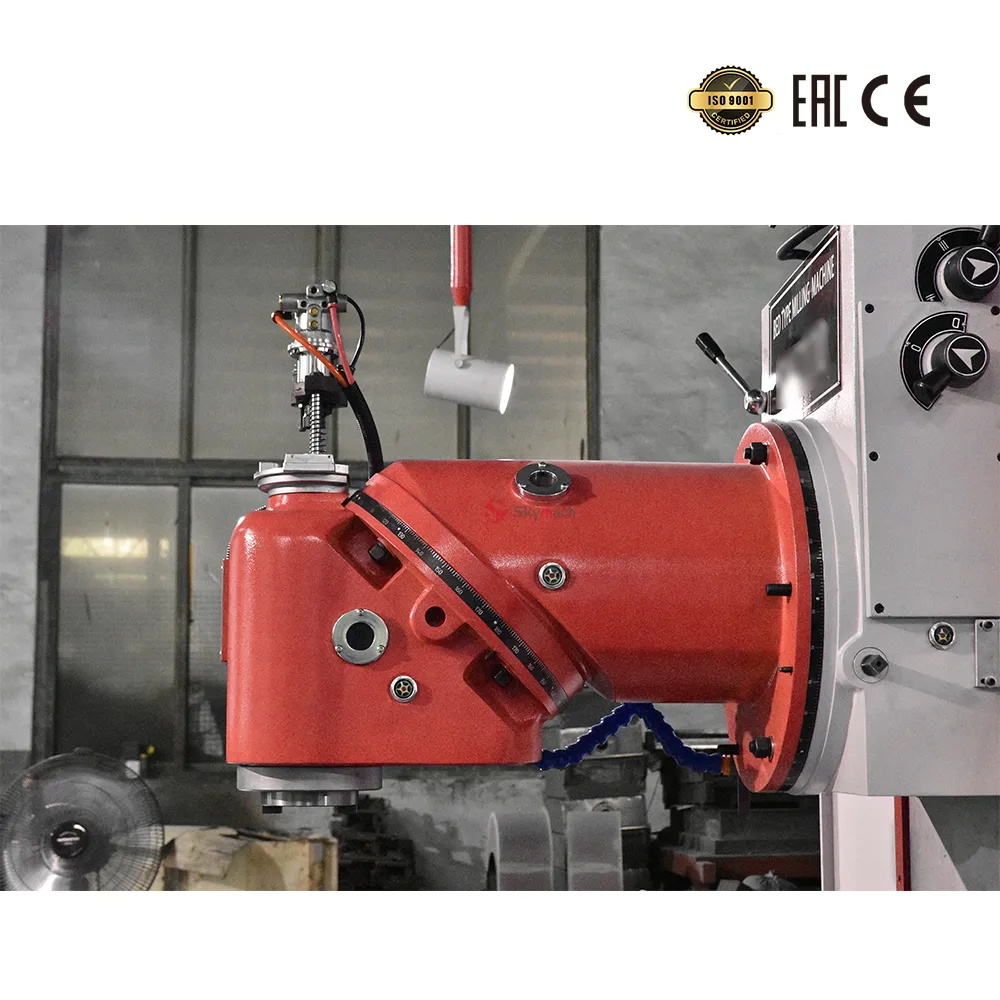 Universal Bi-Rotary Swivel Milling Head & Pneumatic Power Drawbar